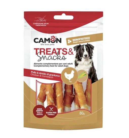 Snack Monoproteico Pollo 80 gr Treats & snachs camon