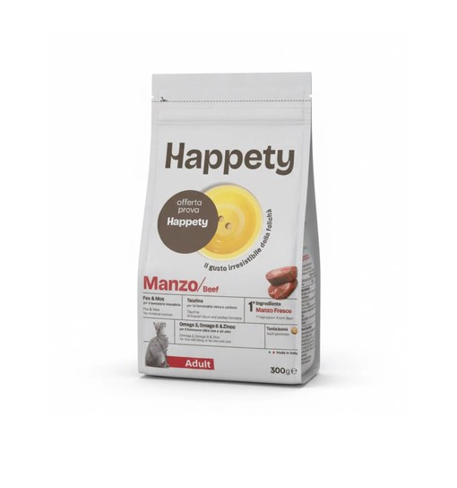 Happety cat adult manzo 300gr
