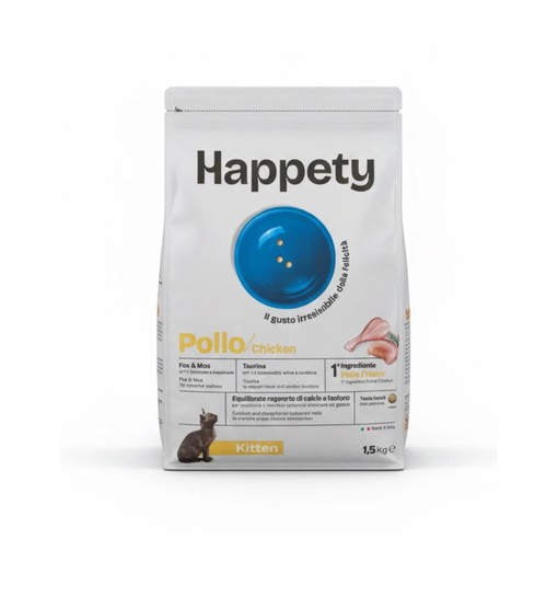 Happety Kitten Pollo 1,5kg