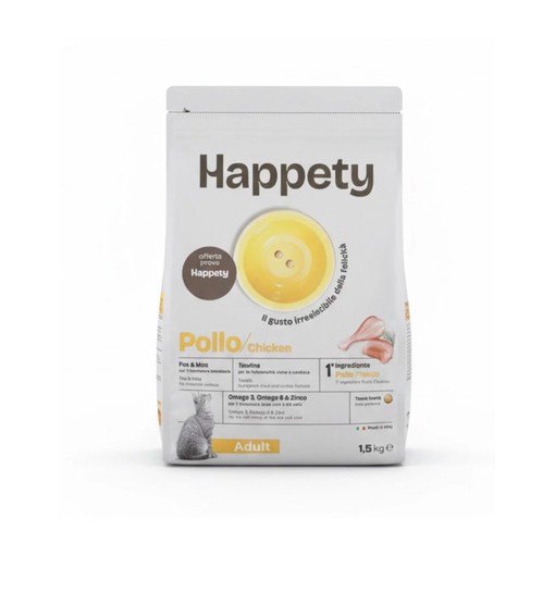 Happety cat adult pollo 1,5kg