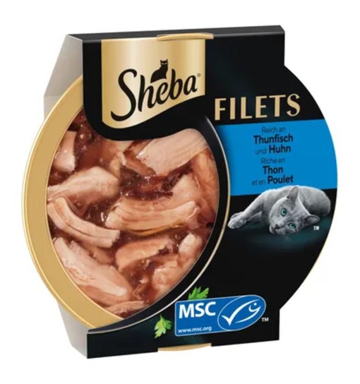 sheba pollo con tonno gel 60gr