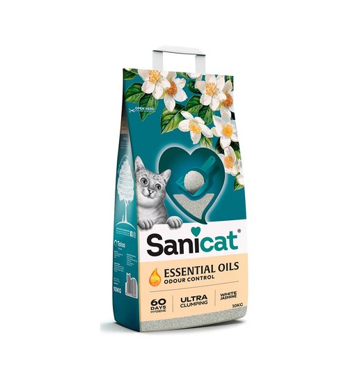 Sanicat Lettiera Essential Oils Jasmine 10L
