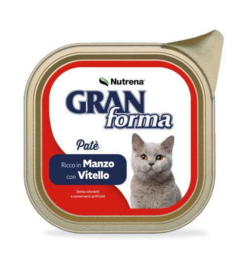 Gran Forma gatto Patè Manzo e Vitello 100gr