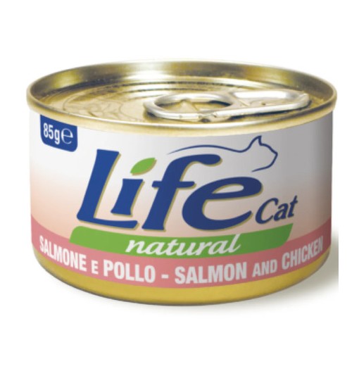 Life Gatto naturale Salmone e Pollo 85 gr