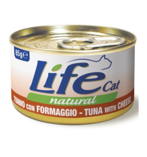 Life Gatto naturale Tonno con Formaggio 85 gr