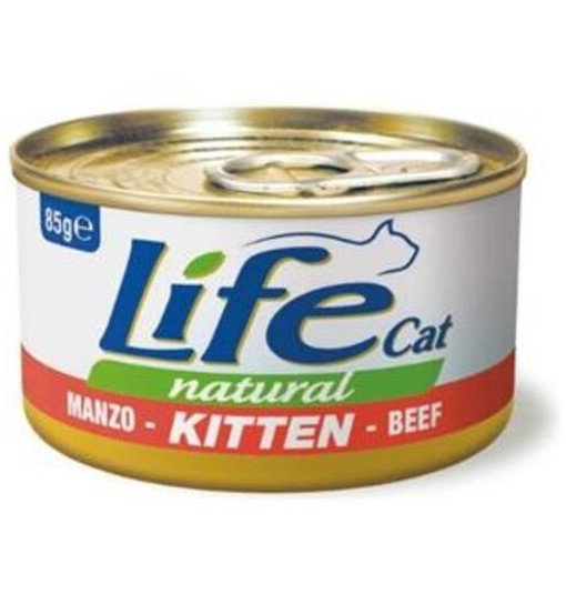 Life Gatto naturale Manzo Kitten 85 gr
