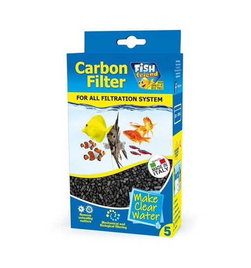 Carbon Filter, Carboni attivi filtro 200gr - Fish Friend