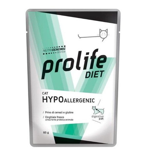 Prolife diet gatto hypoallergenic 85 gr