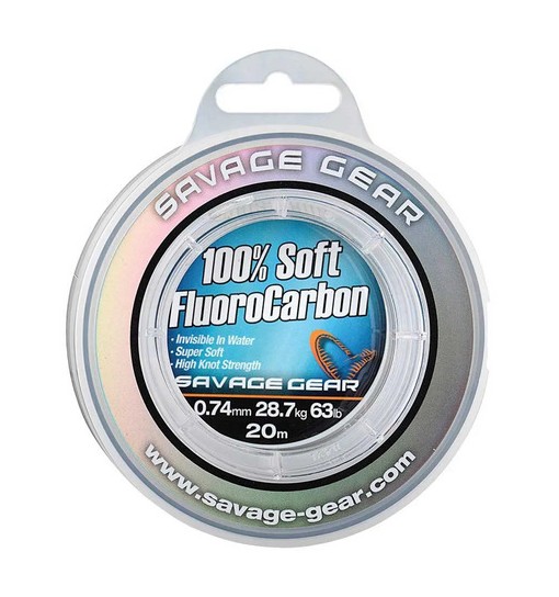 Fluorocarbon soft 0,60 21,6 kg 20 mt Savage gear