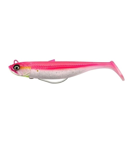 Savage minnow weedless Sinking 10 cm 16 gr Pink pearl silver 2P1
