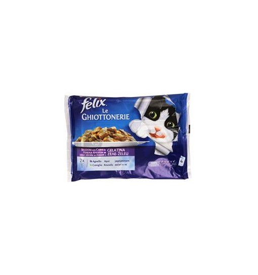 Felix le Ghiottonerie Agnello/coniglio 4 X 100 gr