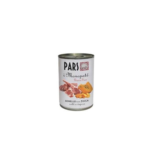 Pars scatoletta Patè carne Agnello con zucca 405 gr