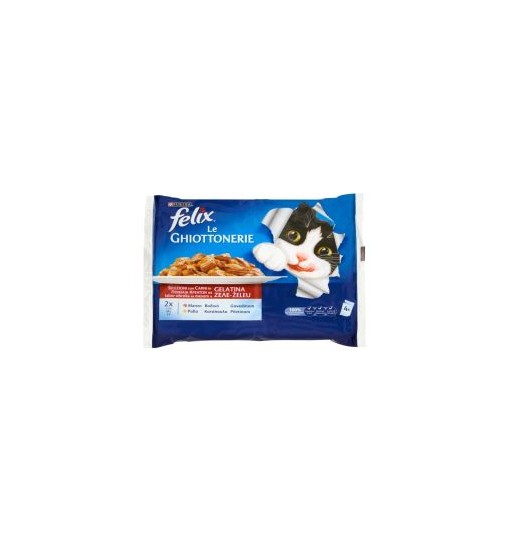 Felix le Ghiottonerie Manzo/ Pollo 4 X 100 gr