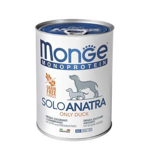 Monge Dog Solo Anatra 400 gr Monoproteico