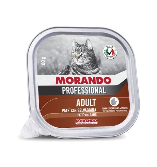 Morando Professional adult Patè Selvaggina 100gr gatto