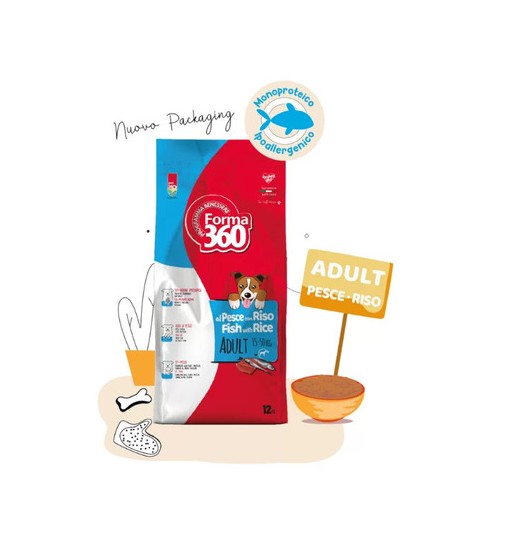 Forma 360 Pesce e riso 12 kg Pet360
