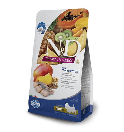 N&D Tropical cane Aringa Adult Mini 1,5 kg