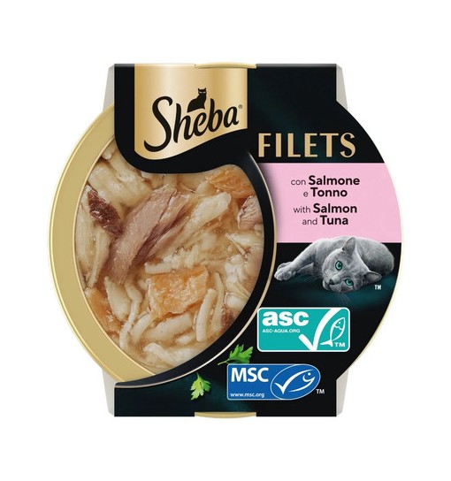 sheba Salmone e Tonno gel 60gr
