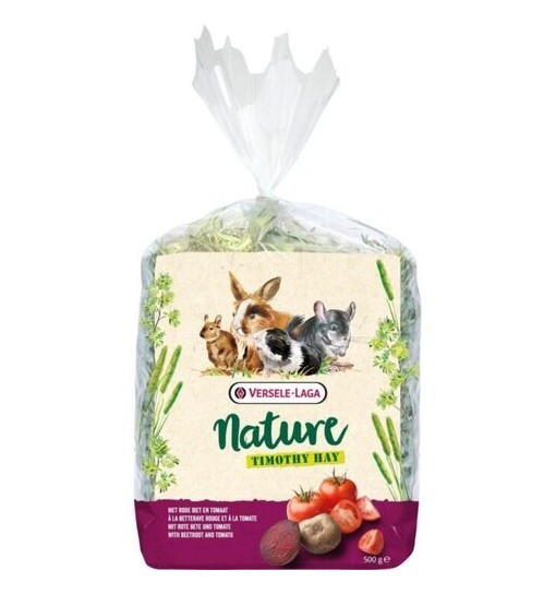 Fieno Nature Timothy Barbabietola Rossa e Pomodoro 500gr Versale