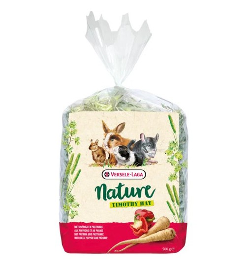 Fieno Nature Timothy Peperone e Pastinaca 500gr Versale