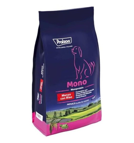 Pralzoo Cane Mono Adult Manzo con Riso 10kg