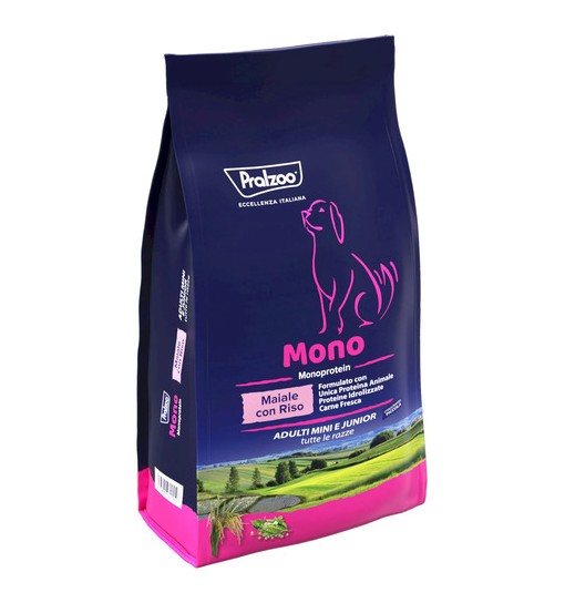 Pralzoo Cane Mono Adult Mini & Junior Maiale e Riso 2 kg