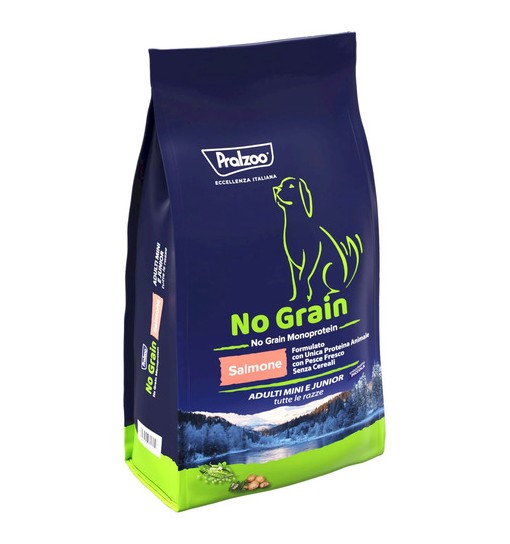 Pralzoo Cane No Grain Adult Mini & Junior Salmone 2 kg