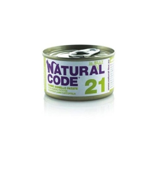 Natural Code 21 scatoletta 85gr Tonno, Agnello e Patate