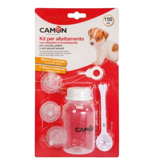 Biberon Kit per l'allattamento di cuccioli di cane e gatto 57 ml trixie