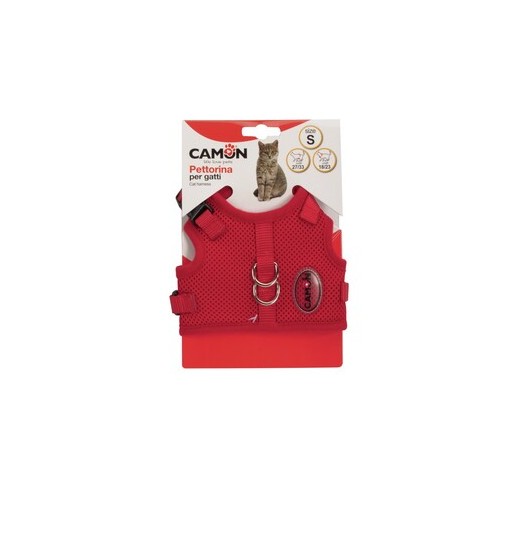Pettorina regolabile morbida per gatti Mis M cm 33/40 DG012/B