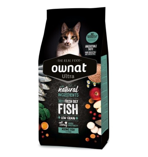 OWNAT Cat Ultra Ageing con Pesce 1,5 kg