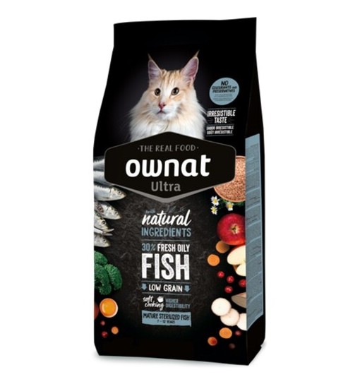 OWNAT Cat Ultra Mature Sterilized con Pesce 1,5 kg