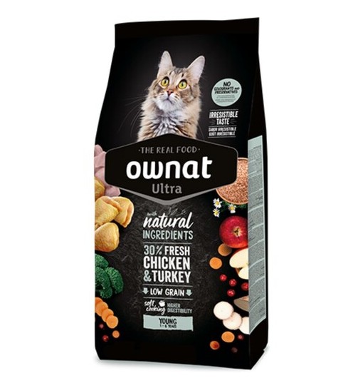 OWNAT Cat Ultra Young con Pollo e Tacchino 1,5 kg