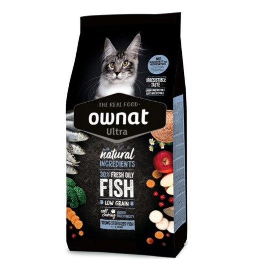 OWNAT Cat Ultra Young Sterilized con Pesce 1,5 kg