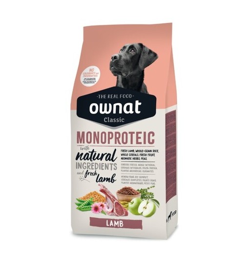 OWNAT Dog Classic Agnello 4 kg monoproteico