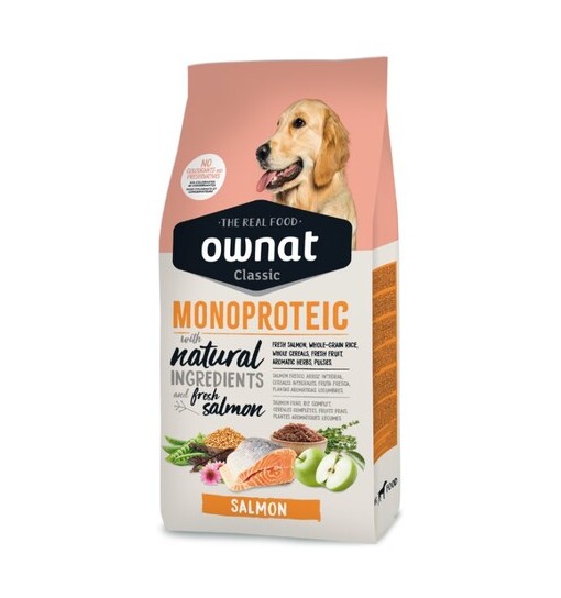 OWNAT Dog Classic Salmone 4 kg monoproteico