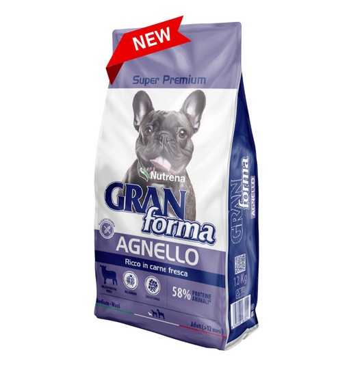 GRAN FORMA Cane Agnello Adult Medium/Maxi 12 kg