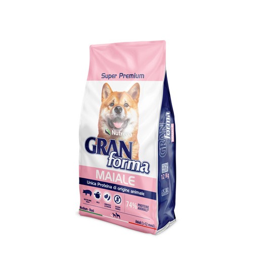 GRAN FORMA Cane Maiale Adult Medium/Maxi Grain Free 12 kg