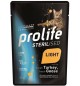 Prolife Bustine gatto sterilizzato grain free sensitive Tacchino e oca 85gr