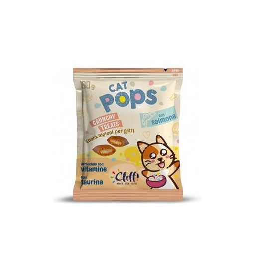 Cliffi Cat Pops Snack Salmone 60 gr