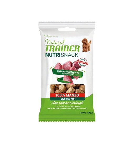 Natural trainer NutriSnack Manzo Puppy & Adult 20gr
