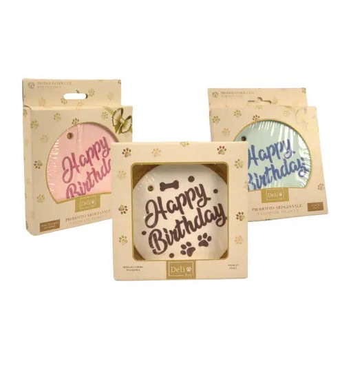 Torta di compleanno per cani Deluxe 12 cm 200 gr