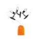 Stopper conico con girella e moschettone 3 pz lineaeffe