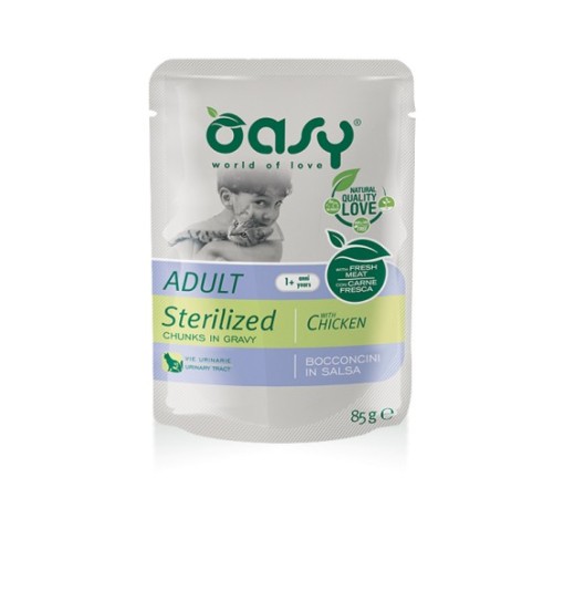 OASY BOCCONCINI STERILIZED TACCHINO BUSTA 85 gr