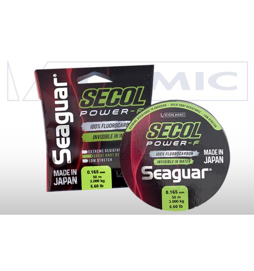 Filo Seaguar Secol Power F 100 % Fluorocarbon mis 0,26 mm 50 mt