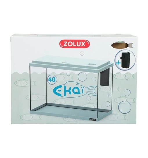 Kit Acquario Ekaï 40 con filtro - Verde