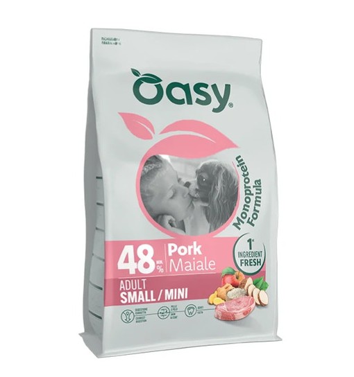 OasyDry Cane Monoproteico - Adult Small/MIni Maiale 2 kg