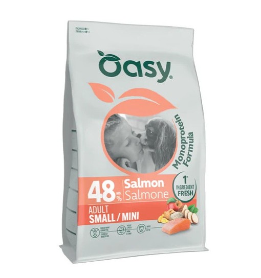 OasyDry Cane Monoproteico - Adult Small/MIni Salmone 2 kg
