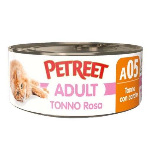 Petreet scatoletta Tonno Rosa con Carote 70 gr