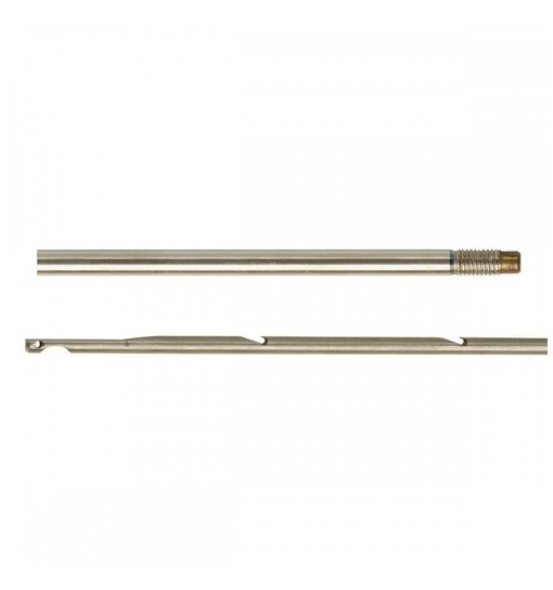 Asta filettata nera per fucile arbalete 6,5 mm per 82 cm